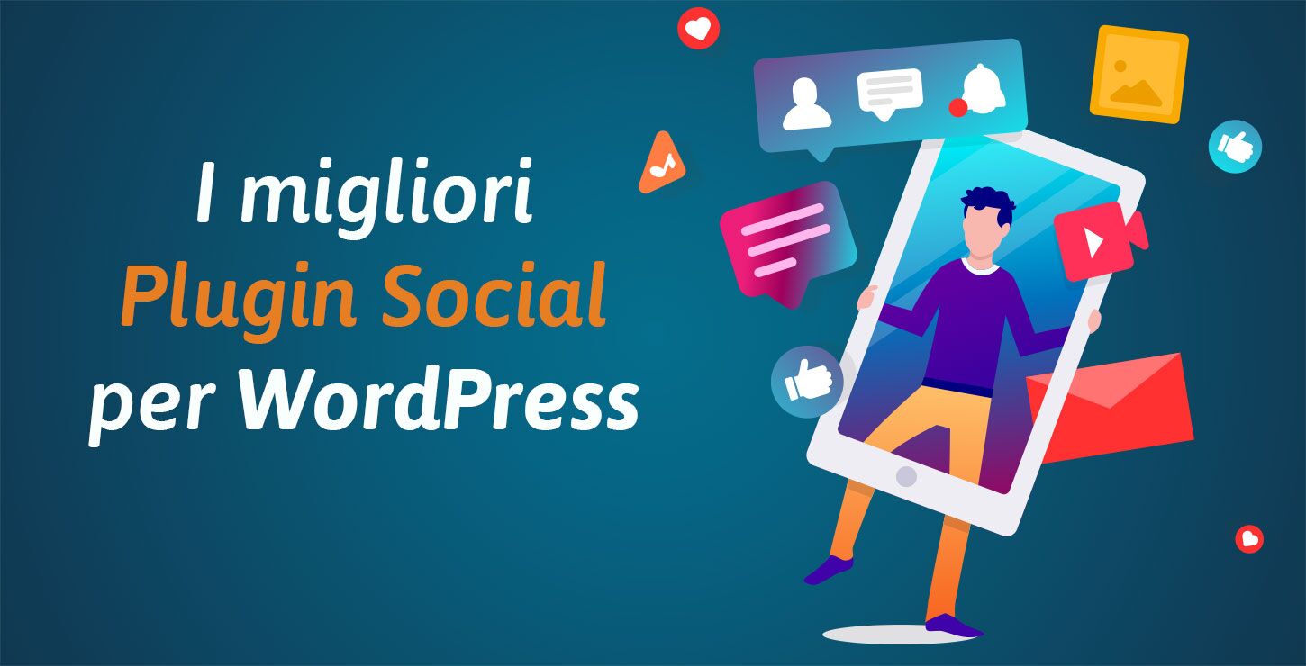 plugin social per WordPress